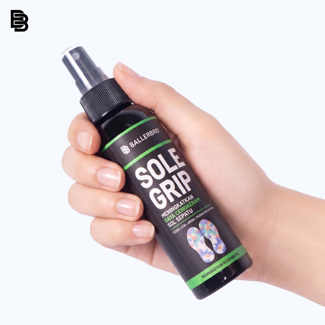 BALLERBRO Sole Grip Spray | Semprotan Anti Slip Untuk Sepatu | Spray Sepatu Olahraga Anti Licin | Gripper Spray | Semprotan Anti Licin Sol Sepatu | Peningkat Daya Cekram Sepatu
