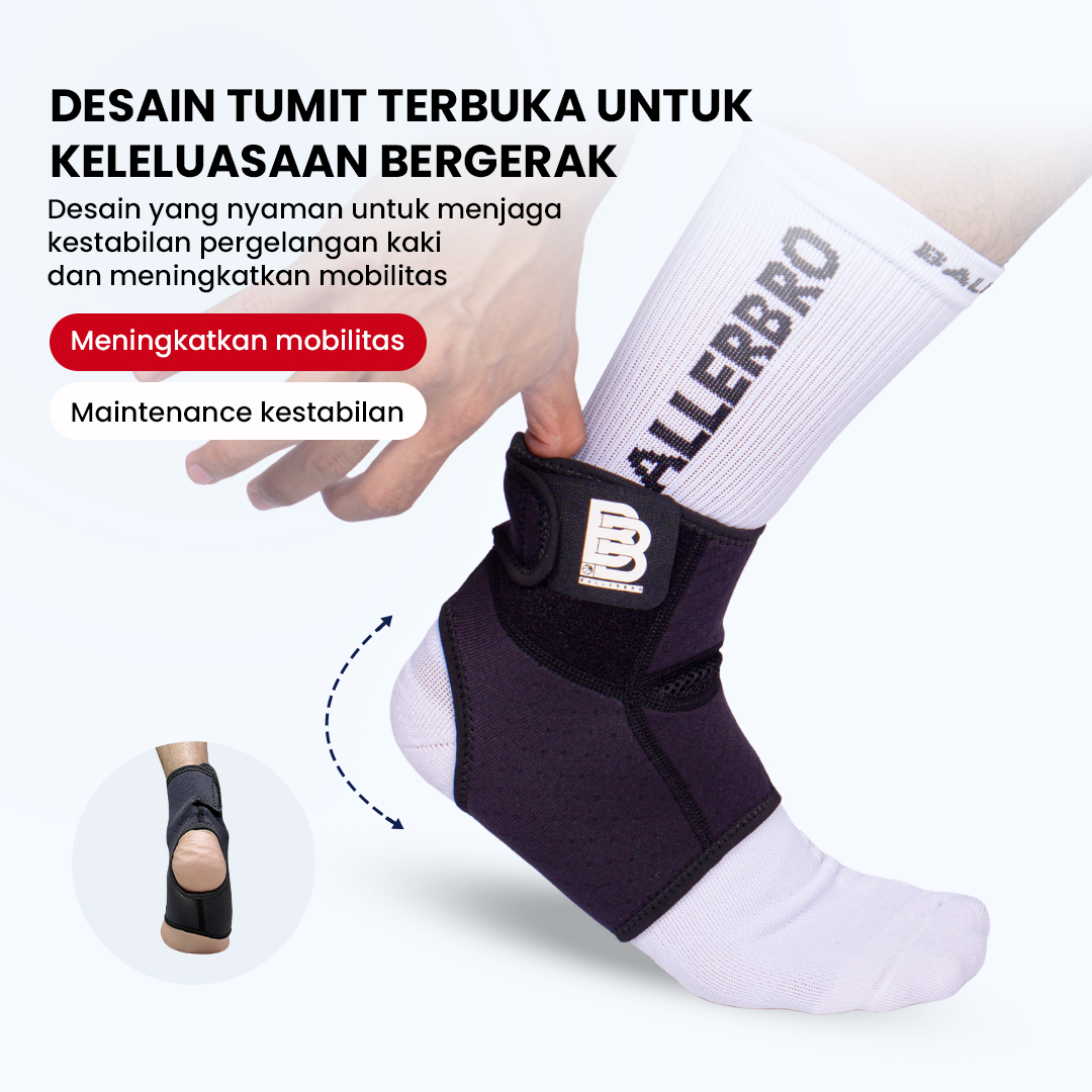 Ankle Support BALLERBRO / Pelindung Engkel Kaki / Ankle Wrap / Deker Penyangga Engkel Kaki