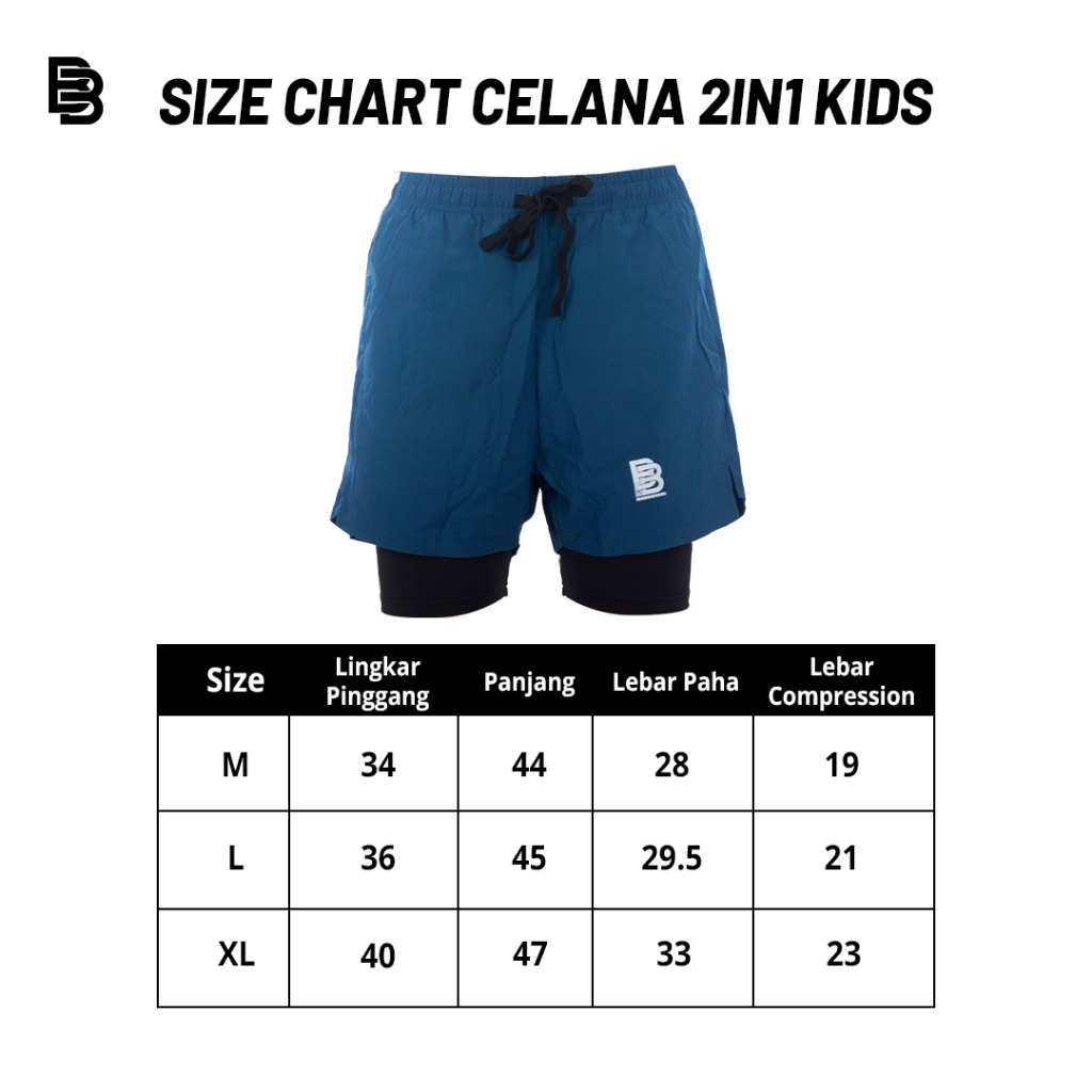 Celana Basket 2in1 KIDS BALLERBRO | Legging Anak | Legging Olahraga | Celana Olahraga
