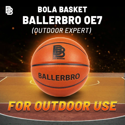 Image of BOLA BASKET BALLERBRO OE7 | BOLA BASKET OUTDOOR SIZE 7 | BOLA BASKET PRIA | BOLA BASKET KULIT