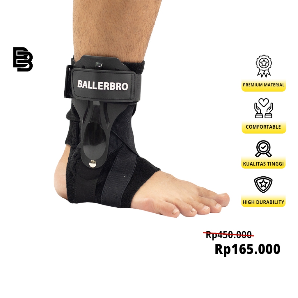 Ballerbro Ankle Brace Support Next level - Alat Penyangga Kaki Keseleo