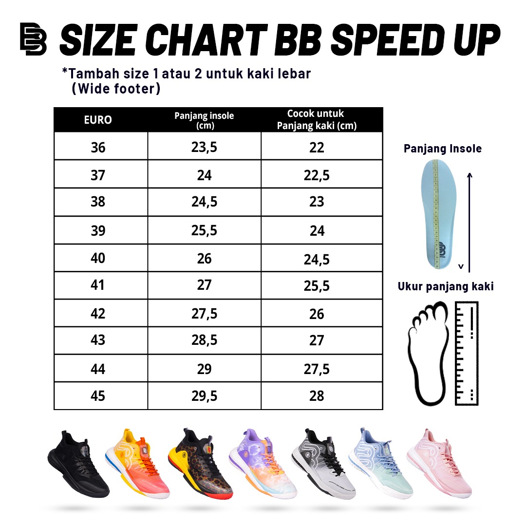 Sepatu Basket BALLERBRO BB Speed Up