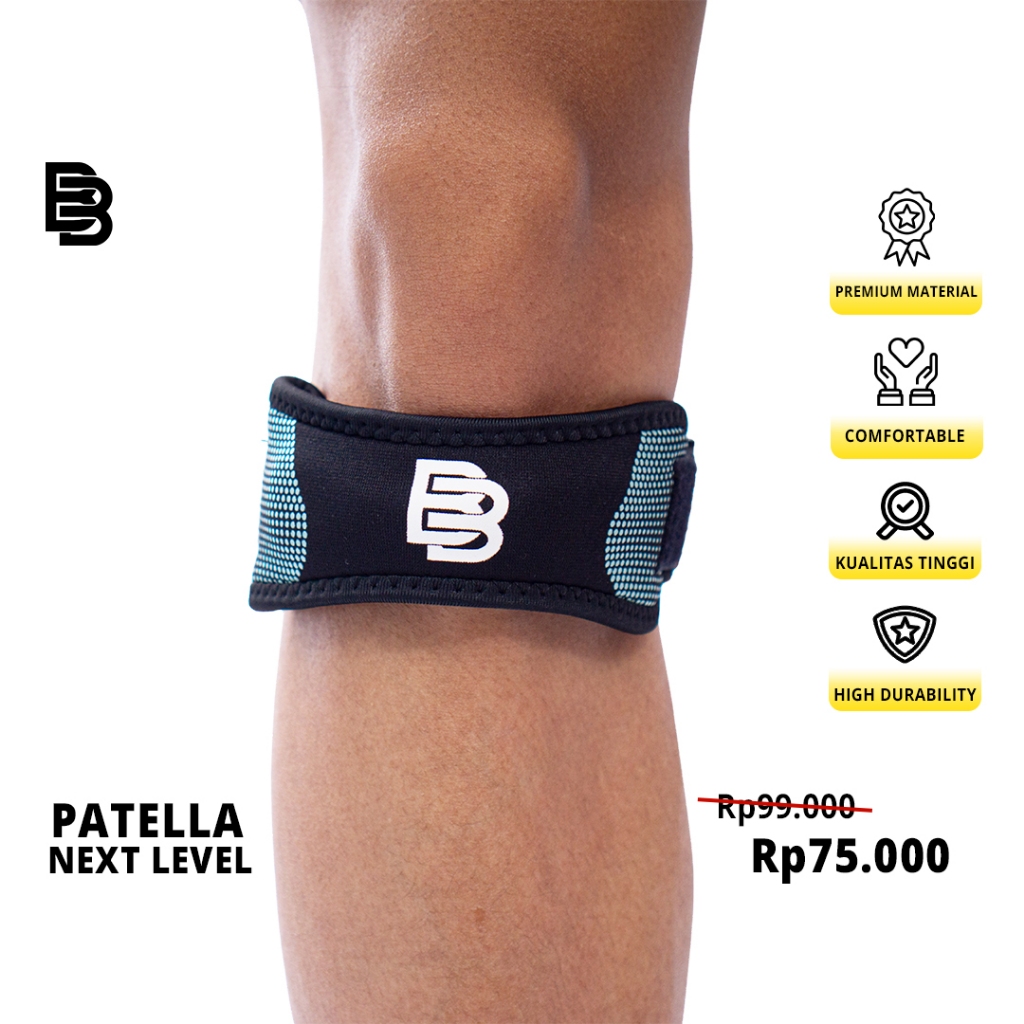 Patella Knee Support Next Level BALLERBRO | Penyokong Lutut | Knee Strap | Knee Brace