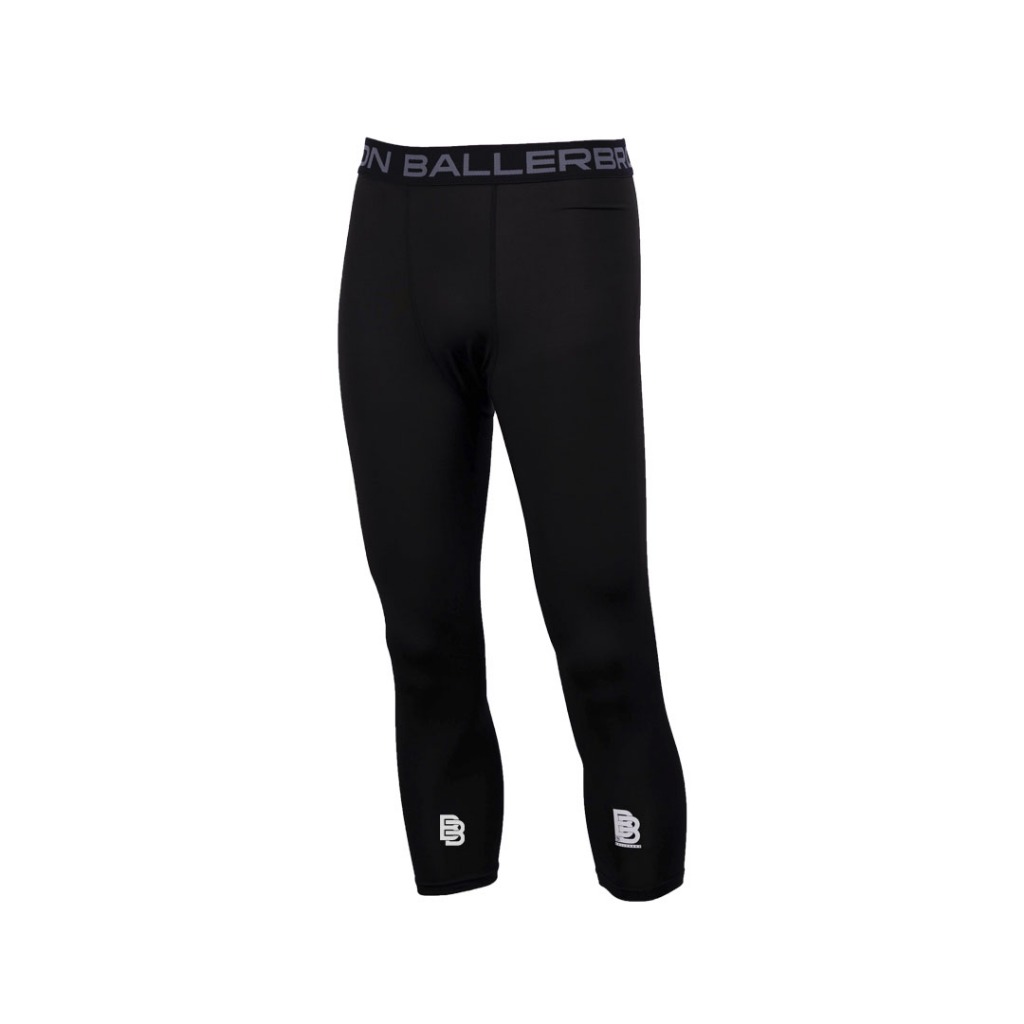 Compression 3/4 Pants BALLERBRO / Baselayer / Celana Legging Panjang Lutut Olahraga / Gym Lari Basket Running / Manset