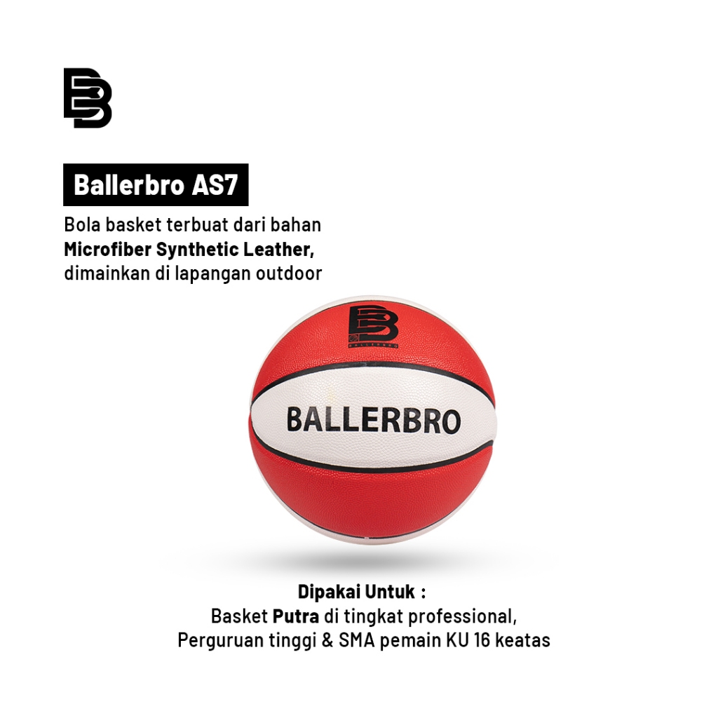 BOLA BASKET BALLERBRO AS7 | BOLA BASKET OUTDOOR | BOLA BASKET SIZE 7 | BOLA BASKET KULIT