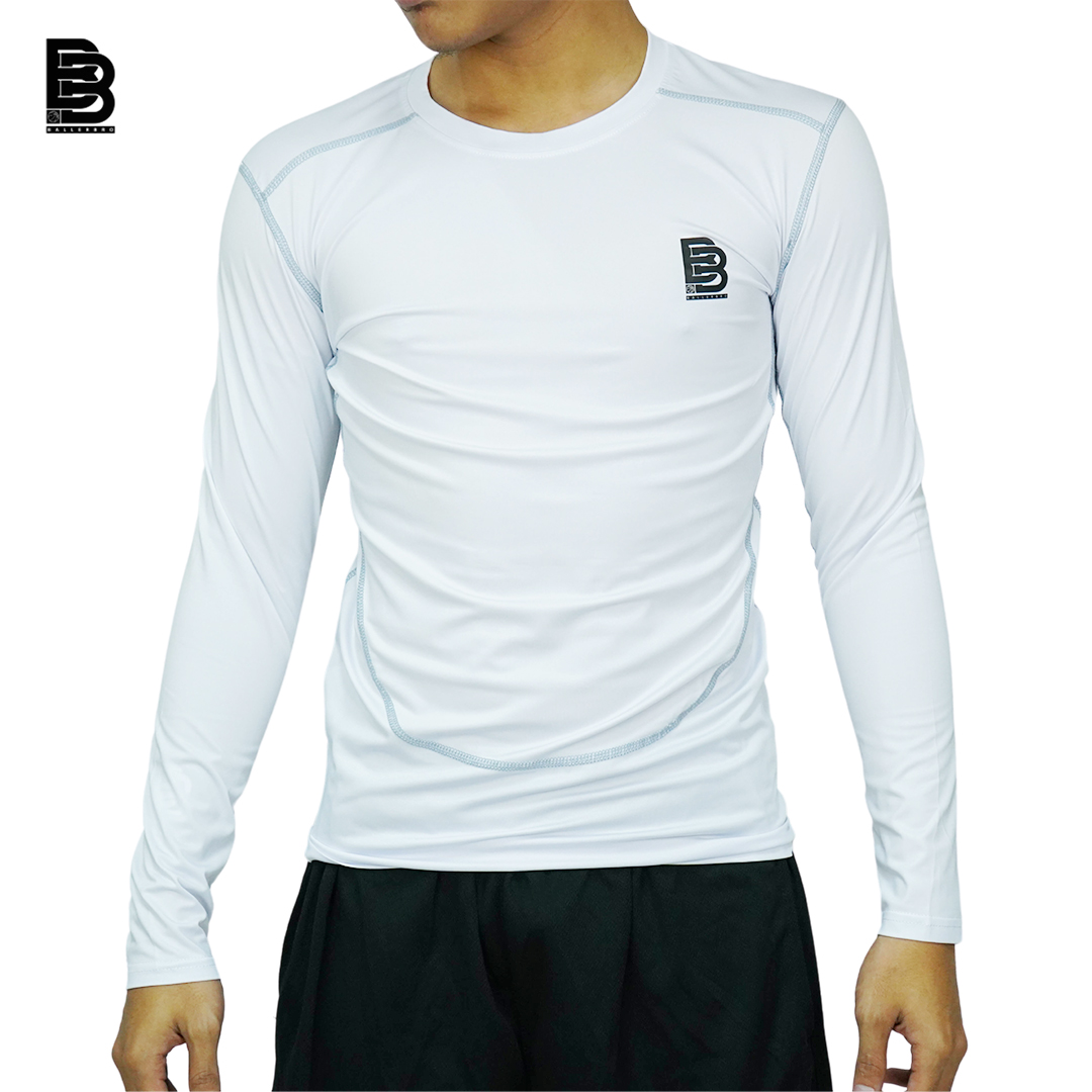 Compression Long Sleeve Shirt BALLERBRO | Baselayer Manset Lengan Panjang | Baju Kaos Olahraga