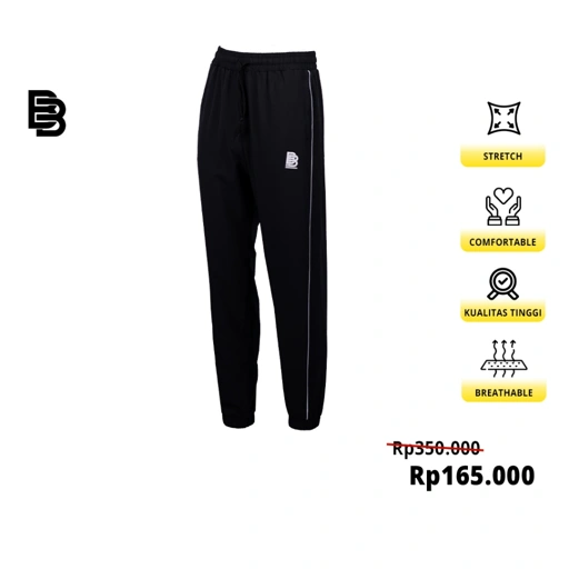 Jogger Pants Stripe Ballerbro Cocok Untuk Training Basket Sepakbola Lari Jalan