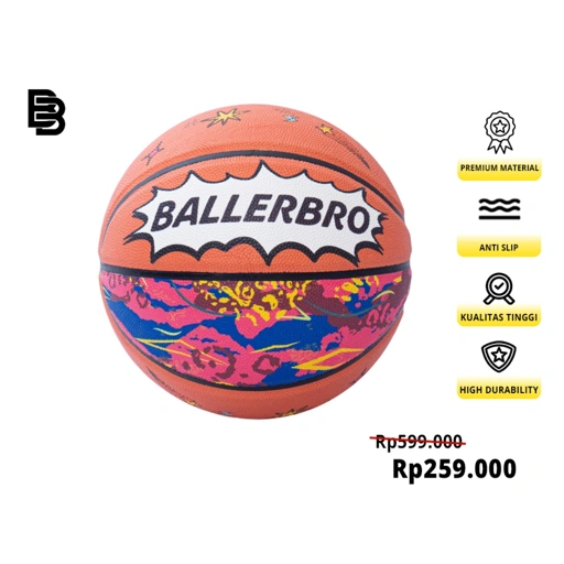 BOLA BASKET BALLERBRO SB Series (Leather) SB6 & SB7 | BOLA BASKET OUTDOOR | BOLA BASKET SIZE 6 | BOLA BASKET SIZE 7 | BOLA BASKET KULIT
