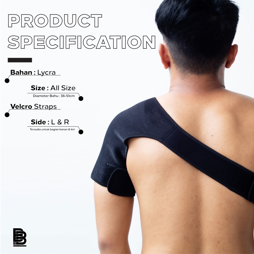 Shoulder Support BALLERBRO / Shoulder Brace / Penyangga Bahu / Pelindung Bahu