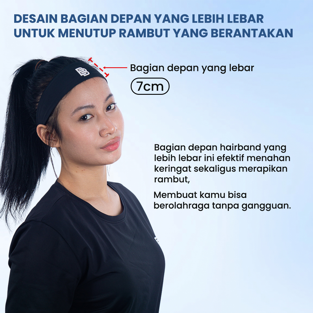 Sport Hair Band BALLERBRO | Headband Olahraga | Hairband | Bando Sport