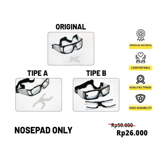 Image of NOSEPAD KACAMATA OLAHRAGA BALLERBRO - NOSEPAD ONLY