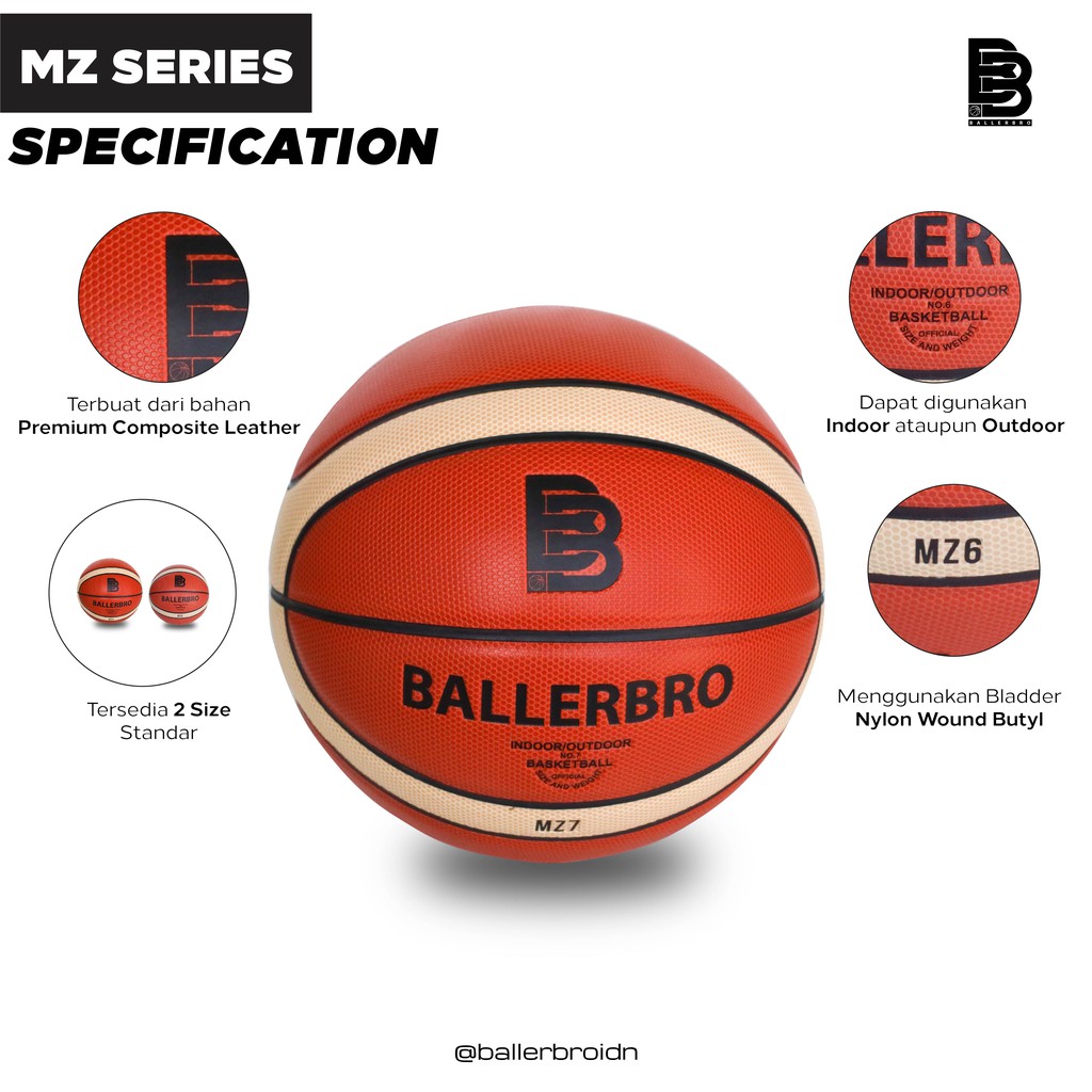 Bola Basket Ballerbro MZ7 (Leather)