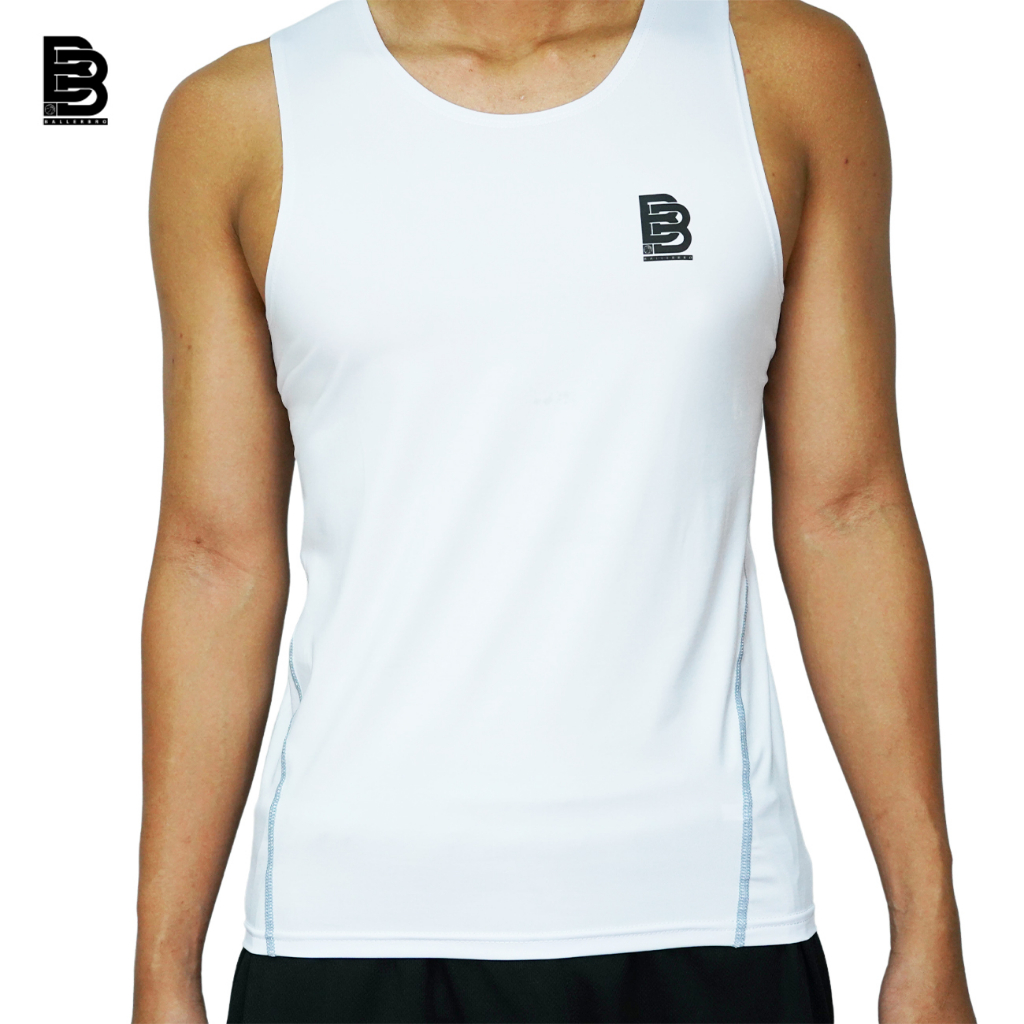 Baselayer Singlet Basket BALLERBRO / Baju Dalaman Olahraga Tanpa Lengan / Atasan Sport Tanpa Lengan Lekbong