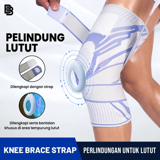 BALLERBRO Knee Brace Strap Support / Wrap Strap Pelindung Lutut Deker Dekker / Penopang Lutut Compression / Pengunci Lutut