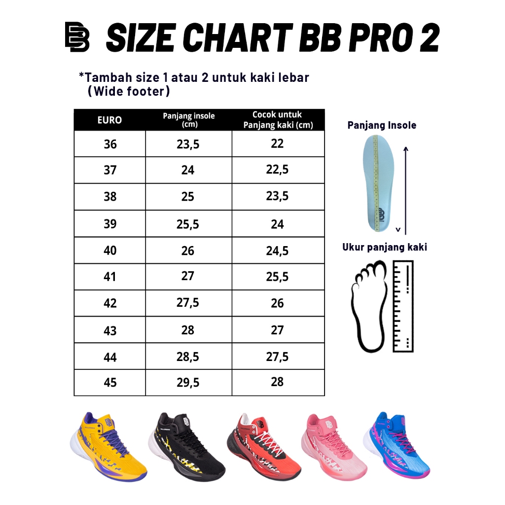 Sepatu Basket Ballerbro BB PRO 2