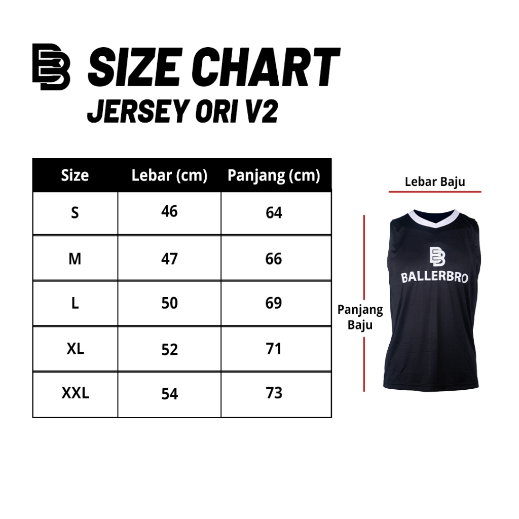 Jersey Basket V2 Ballerbro | Jersey Basket pria | Jersey Basket Wanita | Jersey Basket Cewek