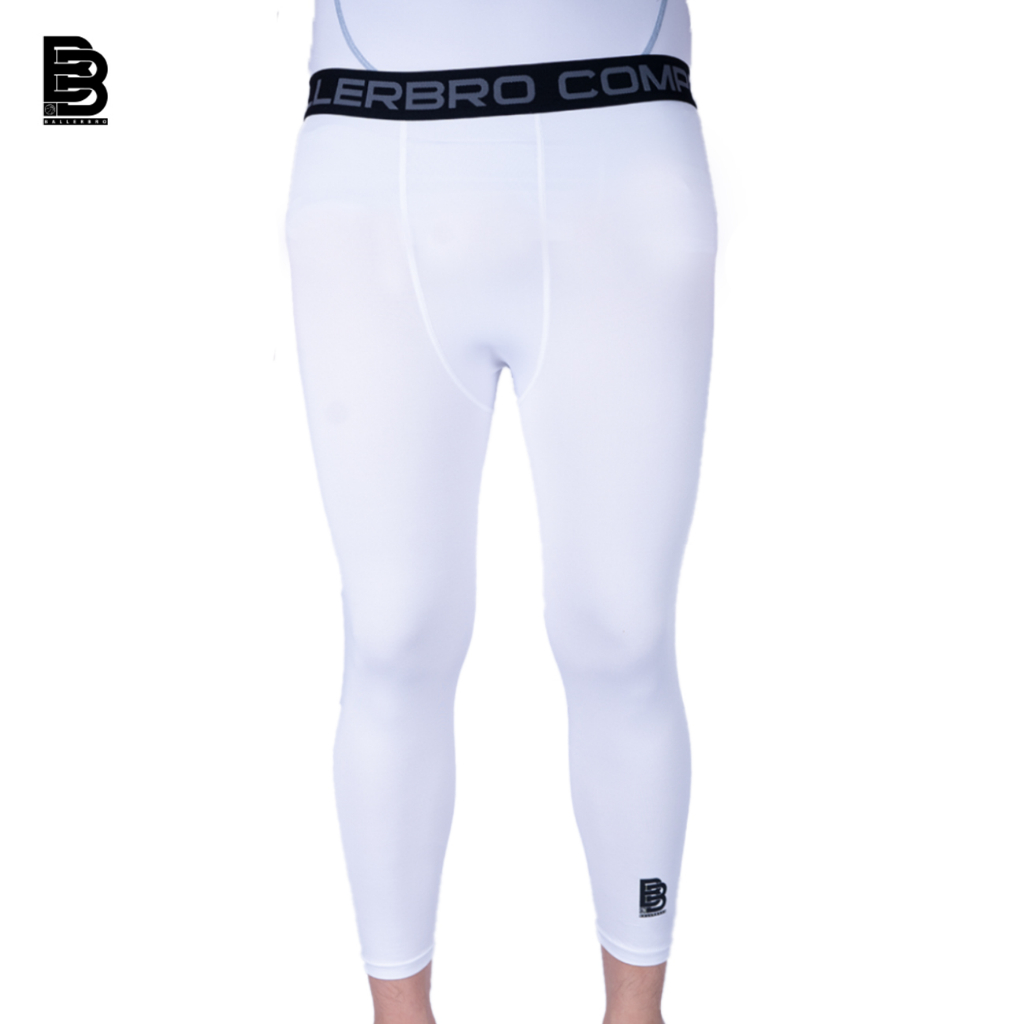 Compression 3/4 Pants BALLERBRO / Baselayer / Celana Legging Panjang Lutut Olahraga / Gym Lari Basket Running / Manset