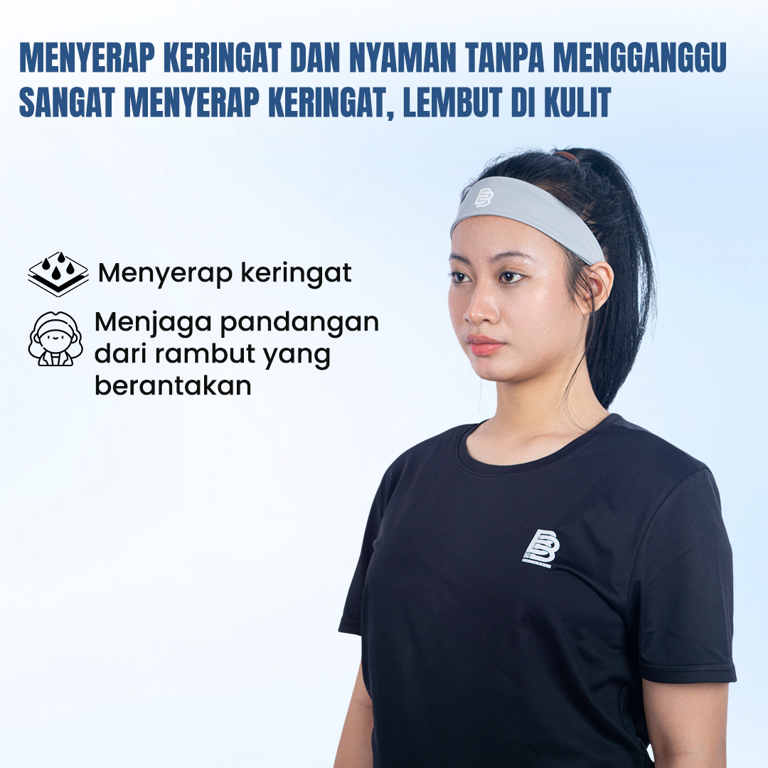 Sport Hair Band BALLERBRO | Headband Olahraga | Hairband | Bando Sport