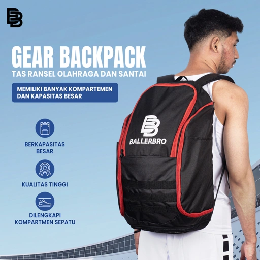 Gear Backpack Ballerbro | Tas Ransel Olahraga | Tas Olahraga