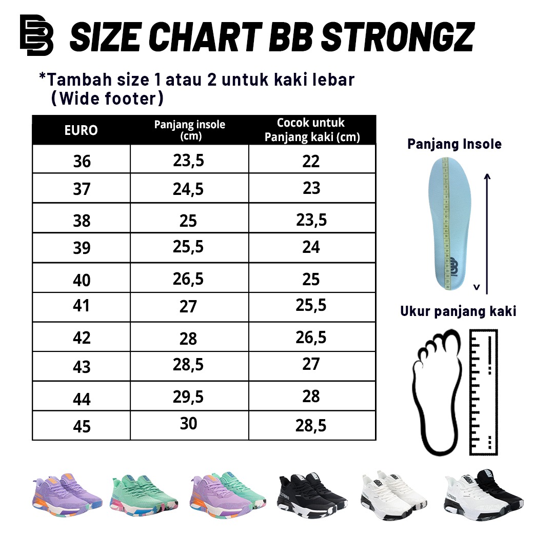 Sepatu Basket BALLERBRO BB STRONGZ