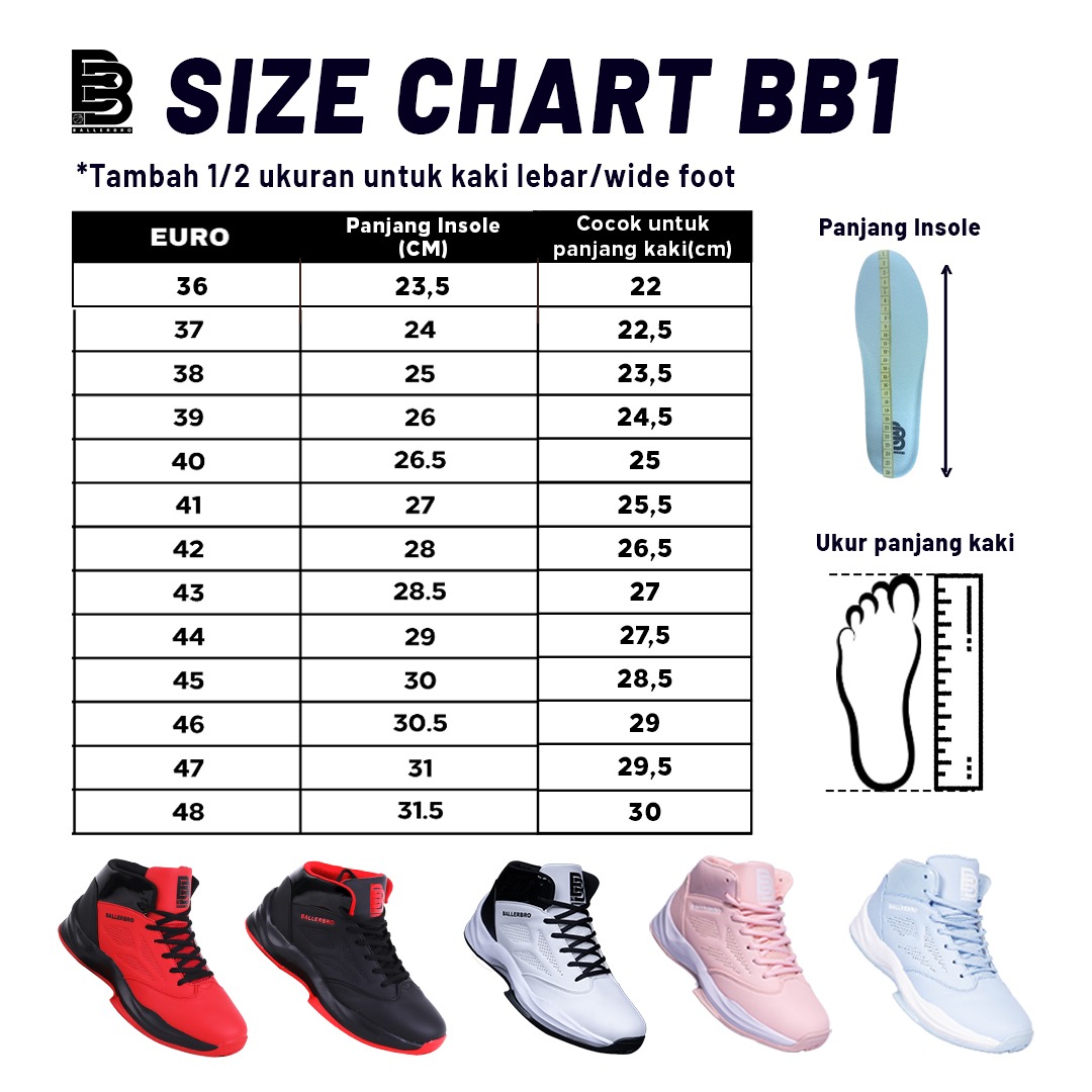 Sepatu Basket BALLERBRO BB1