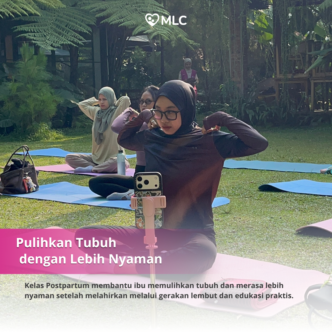 Outdoor Postpartum Gentle Yoga: Ruang Aman untuk Ibu Pulih Bersama | MLC Offline Bandung