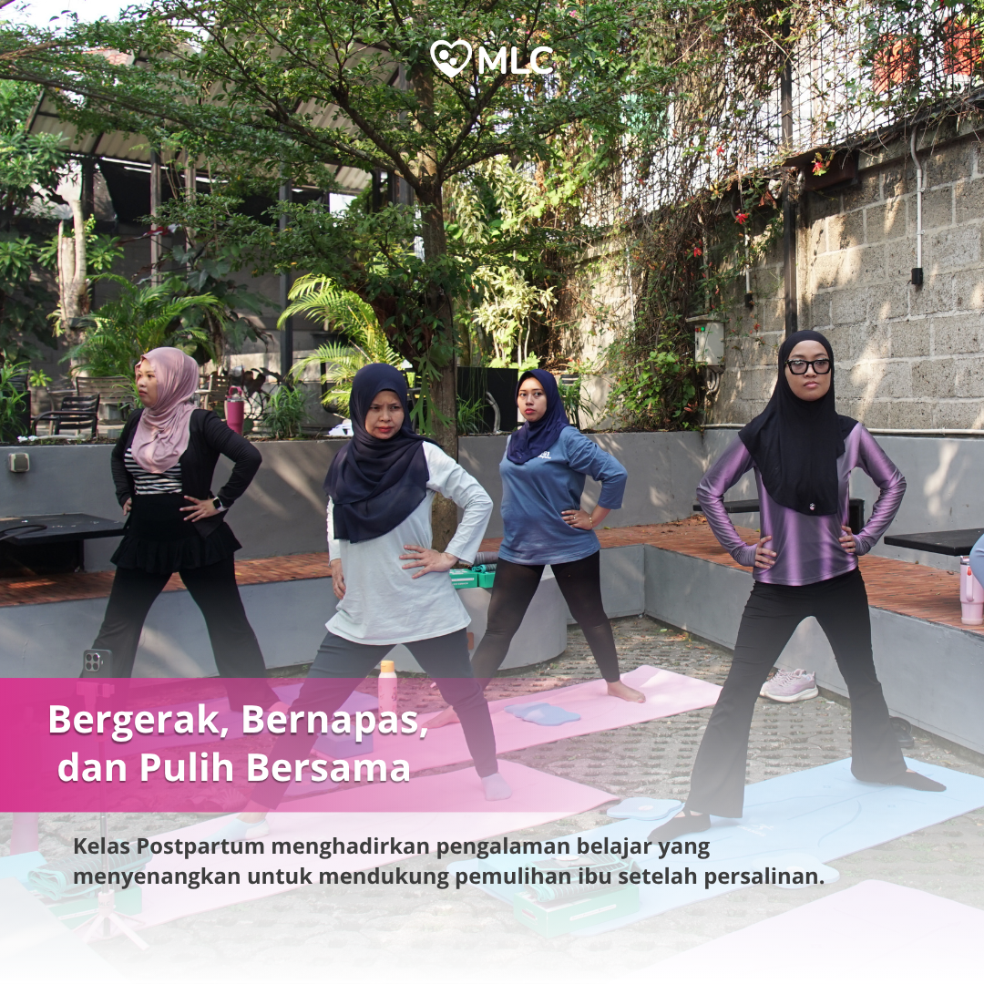 Outdoor Postpartum Gentle Yoga: Ruang Aman untuk Ibu Pulih Bersama | MLC Offline Bandung