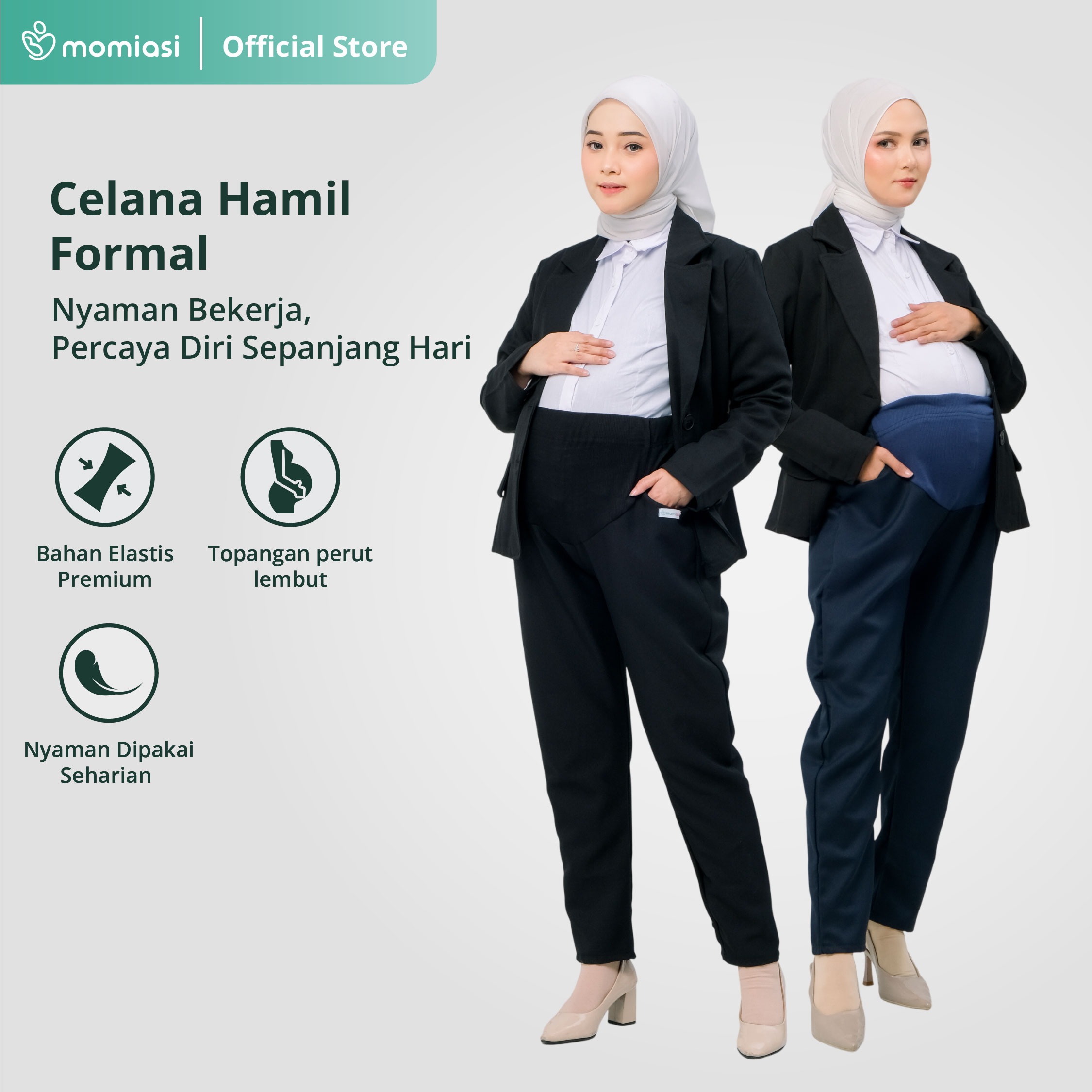 Momiasi - Celana Hamil Kerja Formal