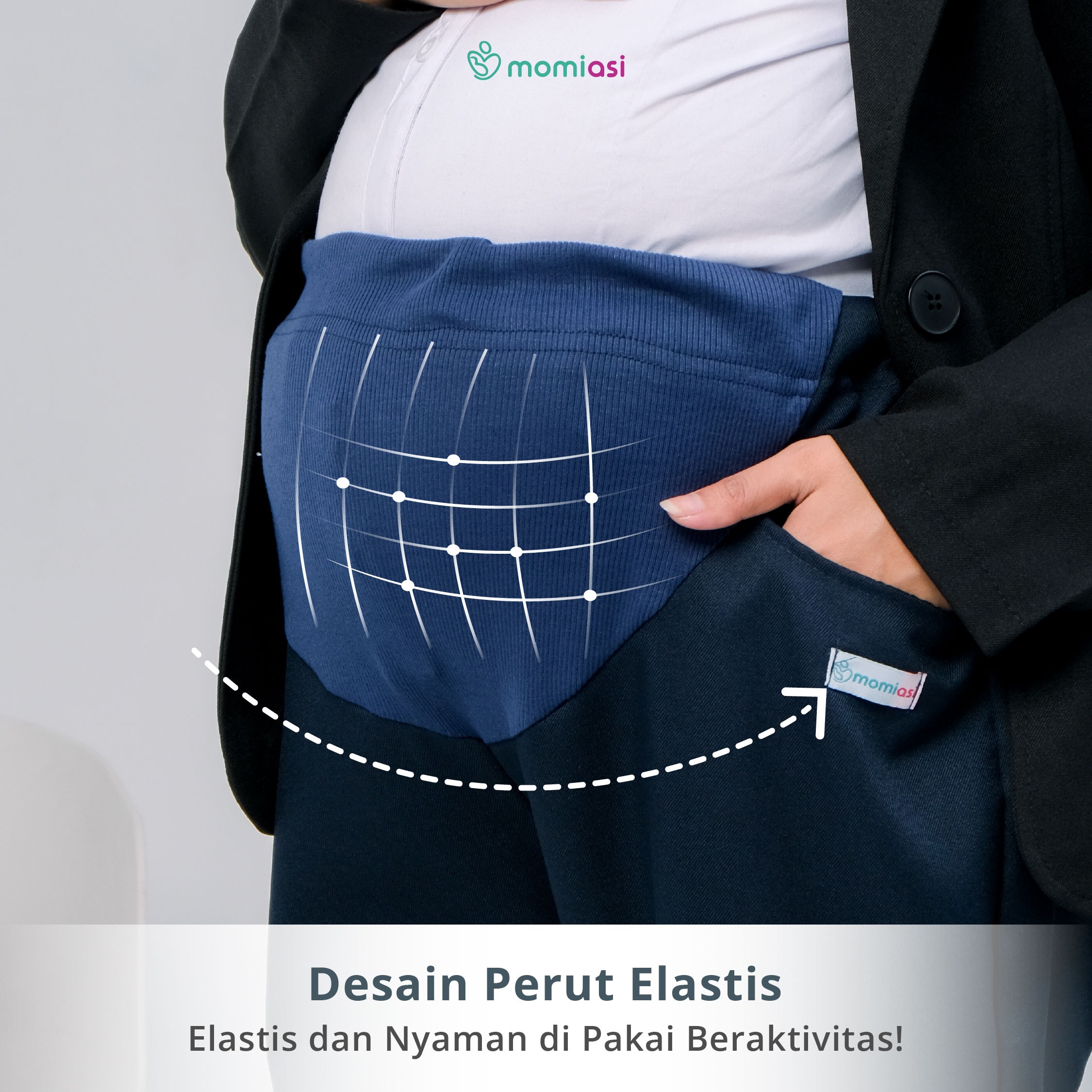 Momiasi - Celana Hamil Kerja Formal