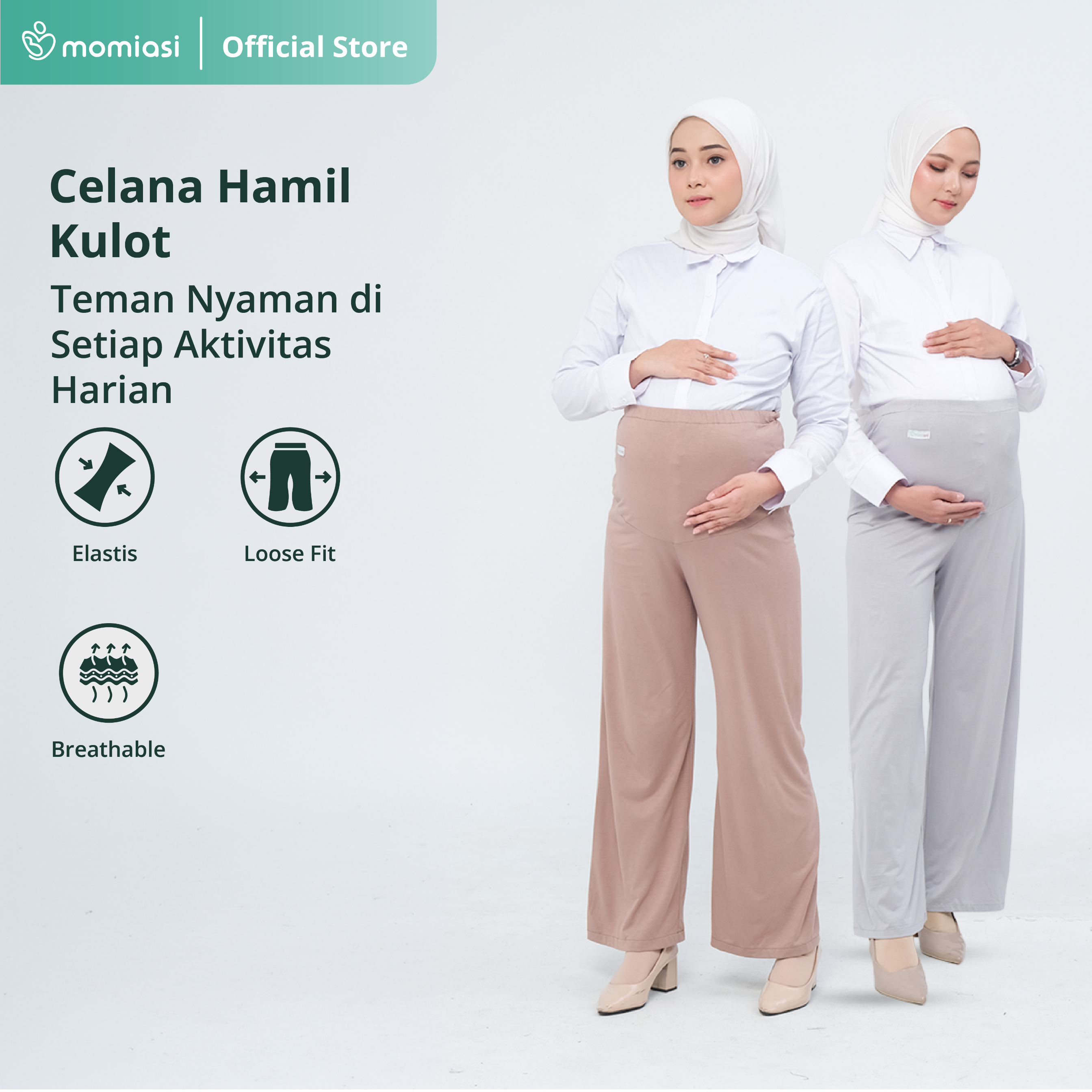 High Waist Maternity Culottes