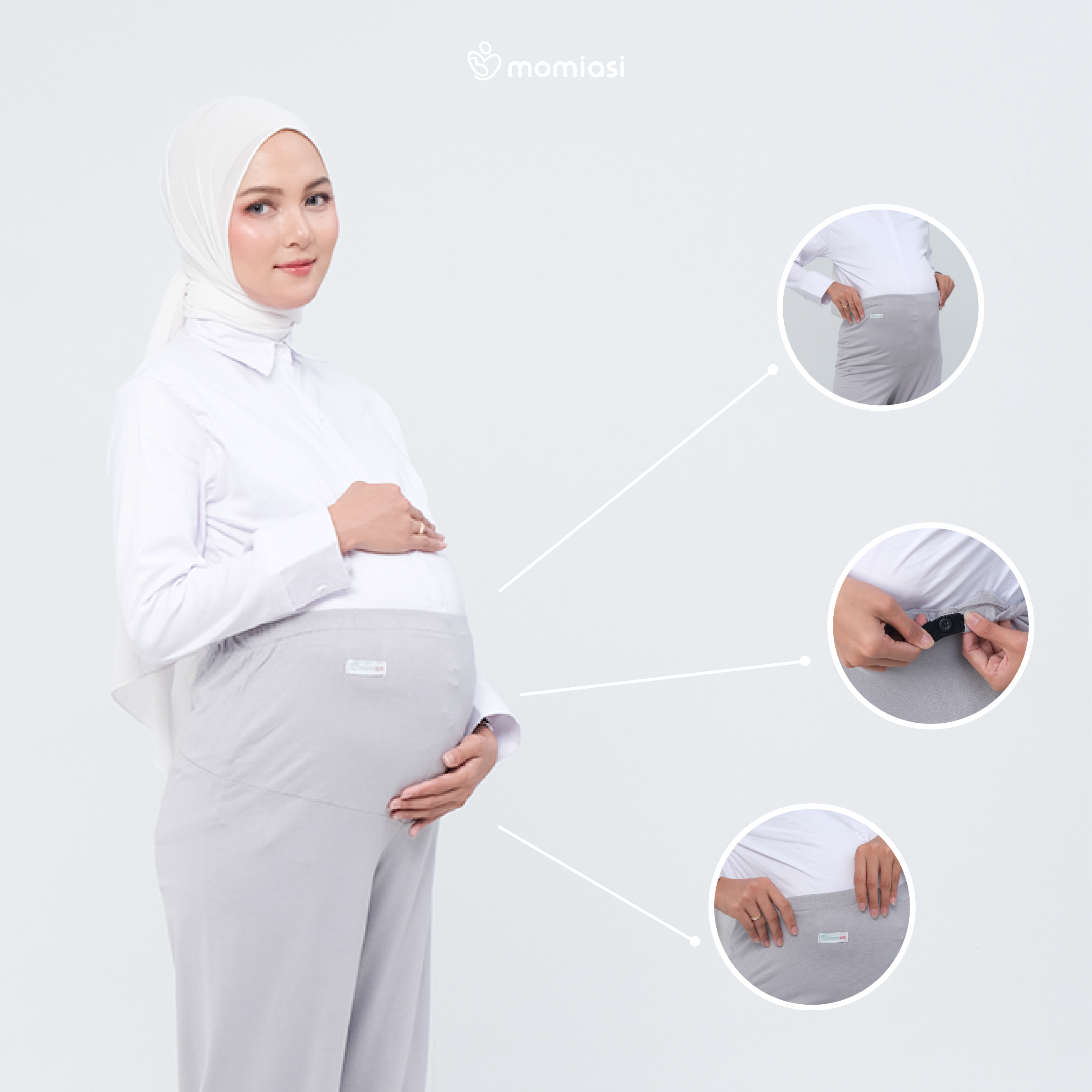 Momiasi - Celana Hamil Kulot Panjang