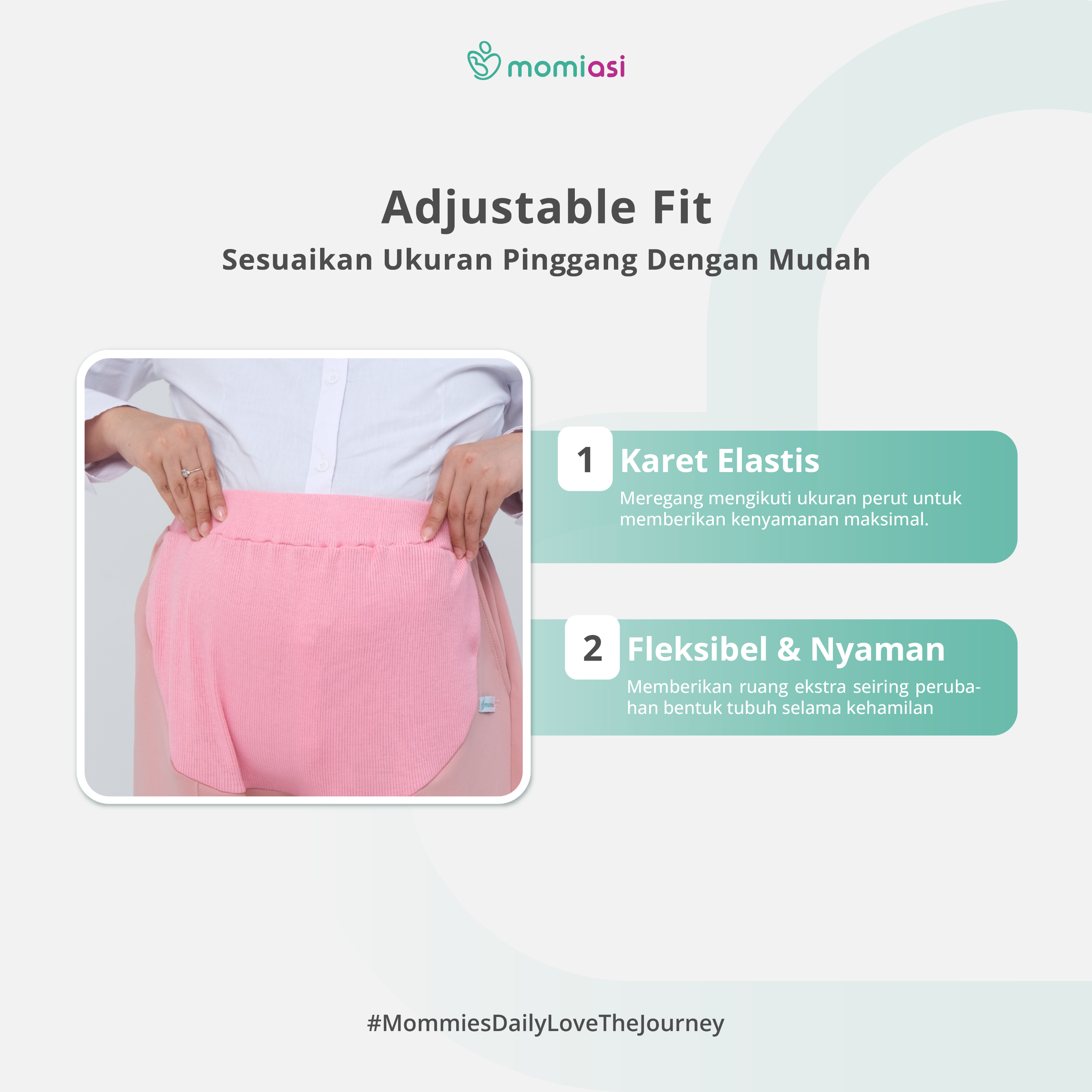 Momiasi - Celana Ibu Hamil Scuba Kulot