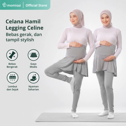Momiasi - Celine Sport Legging - Celana Legging Hamil Sport Stretch