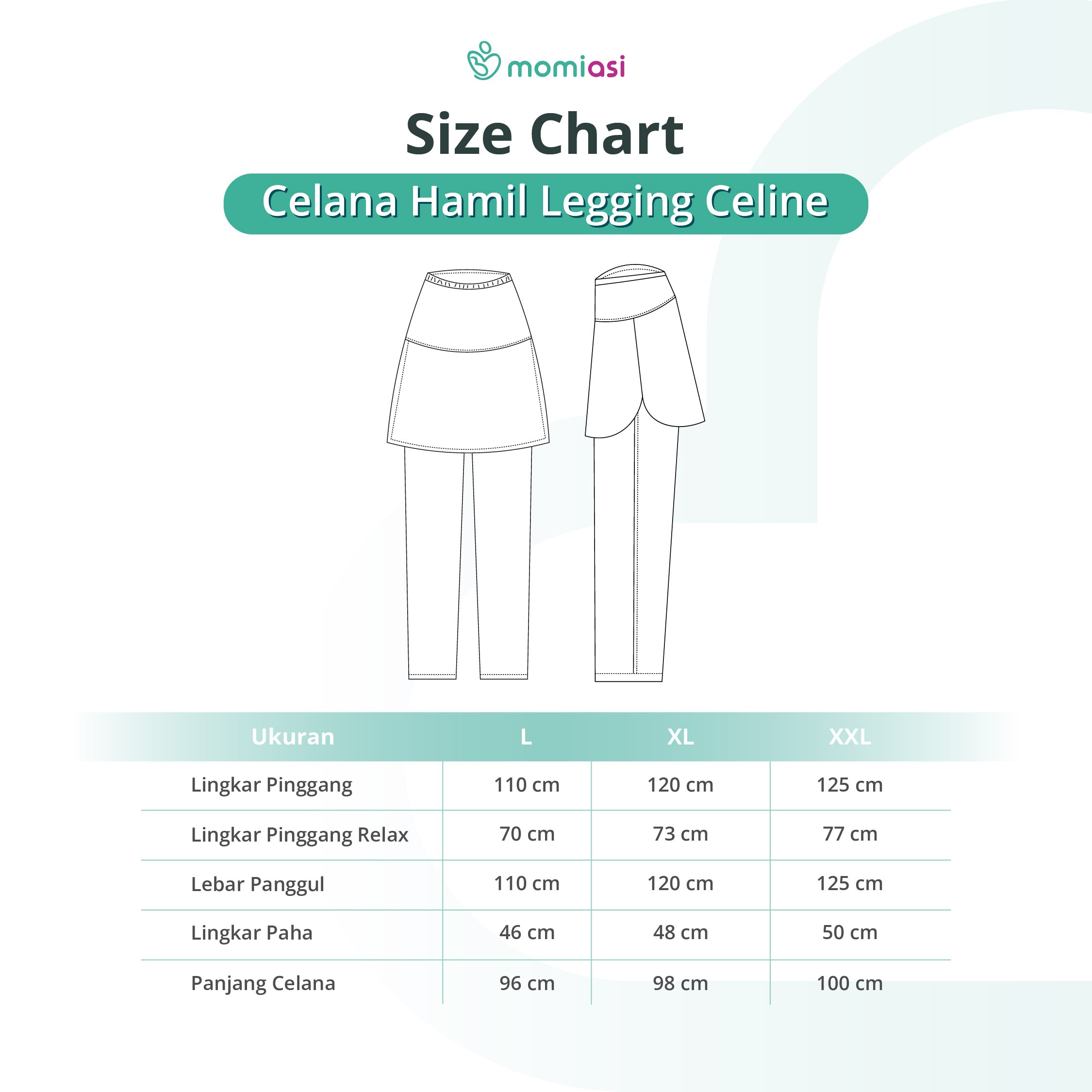 Momiasi - Celine Sport Legging - Celana Legging Hamil Sport Stretch