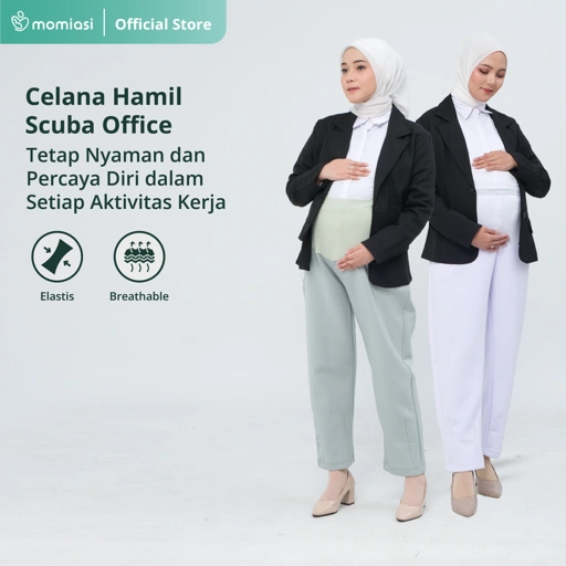 Momiasi - Celana Hamil Kerja Scuba