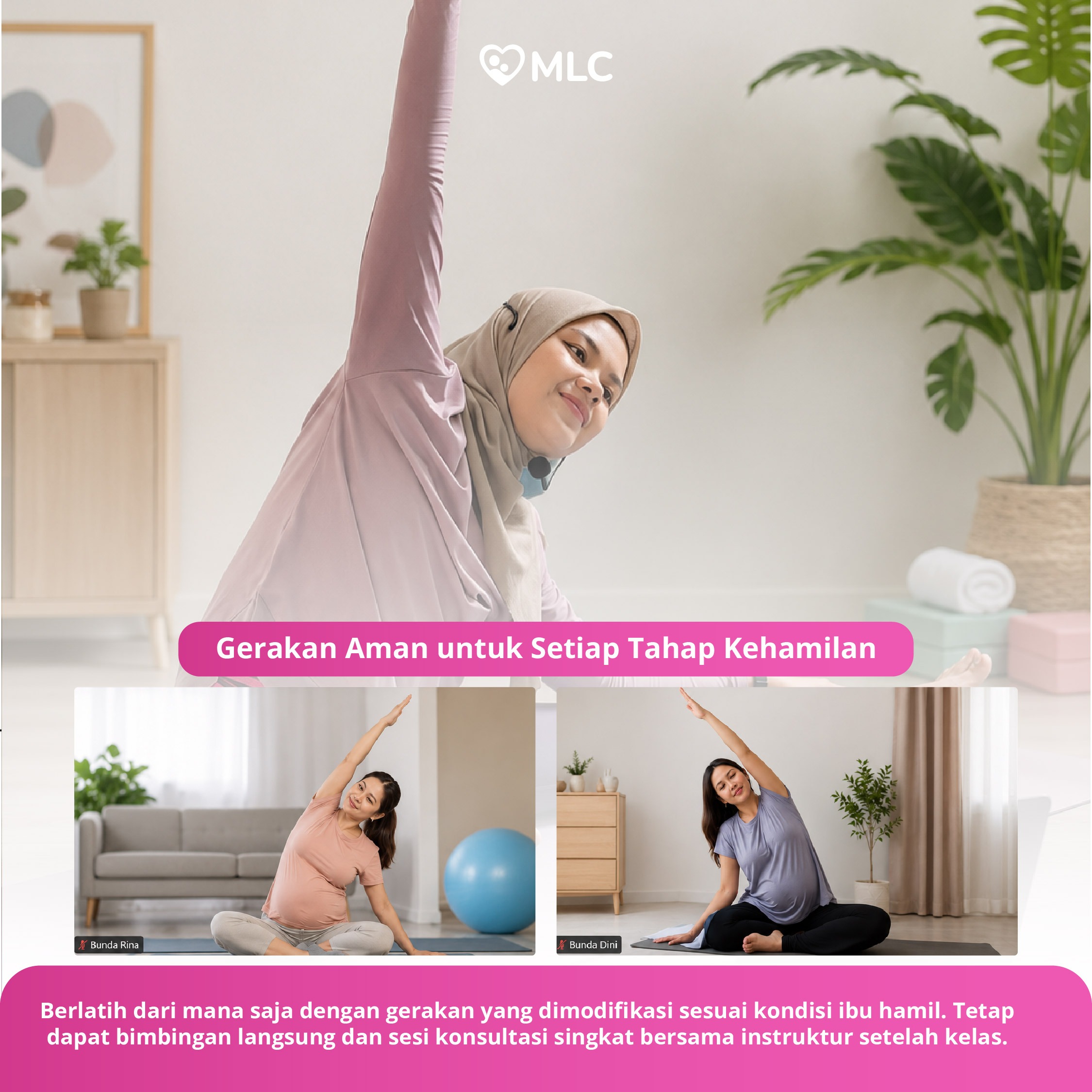 MLC - Prenatal Gentle Yoga Class Online