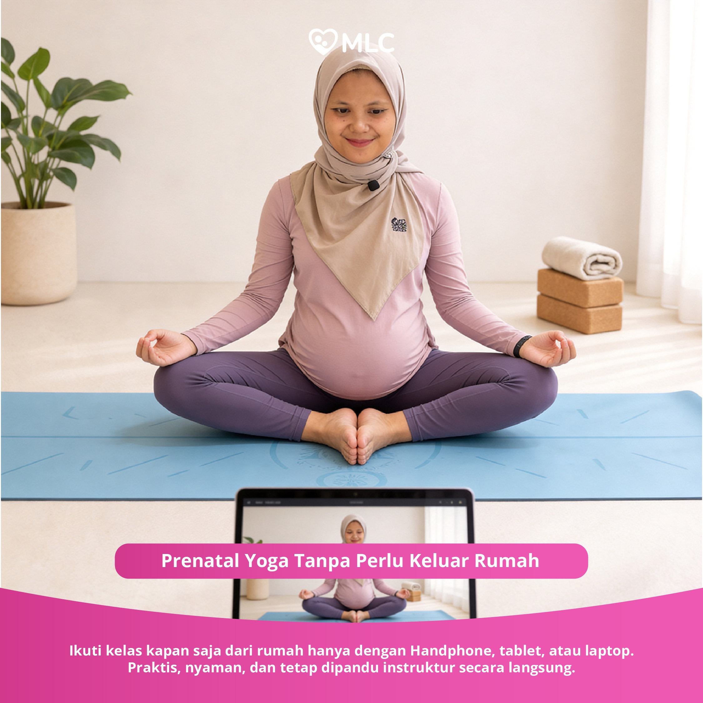 MLC - Prenatal Gentle Yoga Class Online