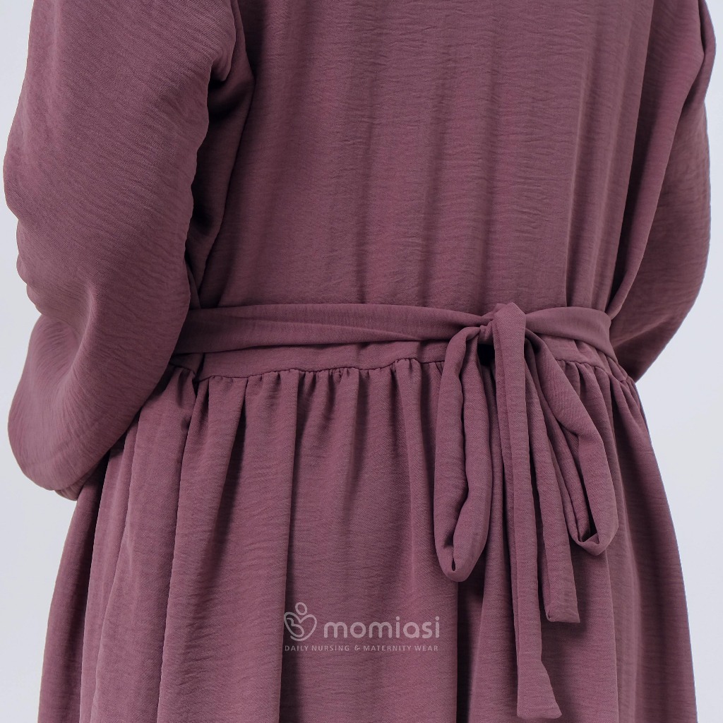 Momiasi - Allysa Dress Crinkle – Dress Busui Bumil Friendly
