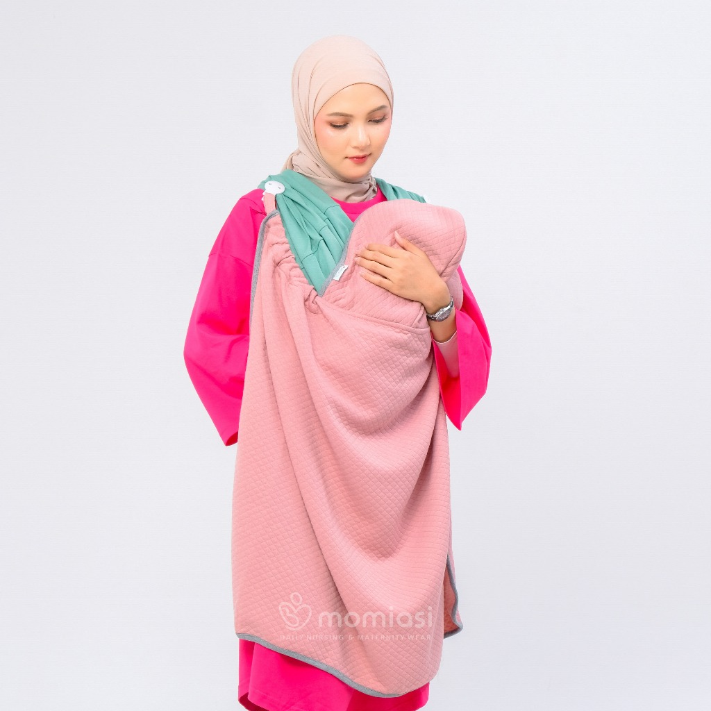 Momiasi - Nursing Cover - On The Blanket - Selimut Baby - Blanket Clip On