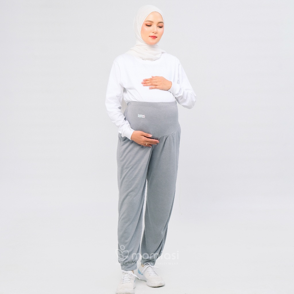 Momiasi - Celana Ibu Hamil Fashion Wanita Bumil Kekinian Jumbo Maternity Pants Premium