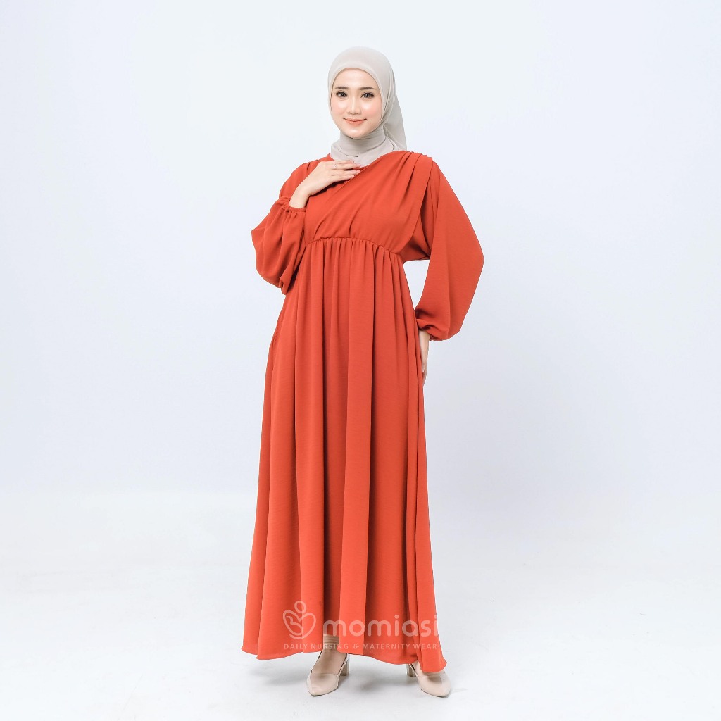 Momiasi - Sofia Dress Crinkle - Dress Bumil Busui Friendly