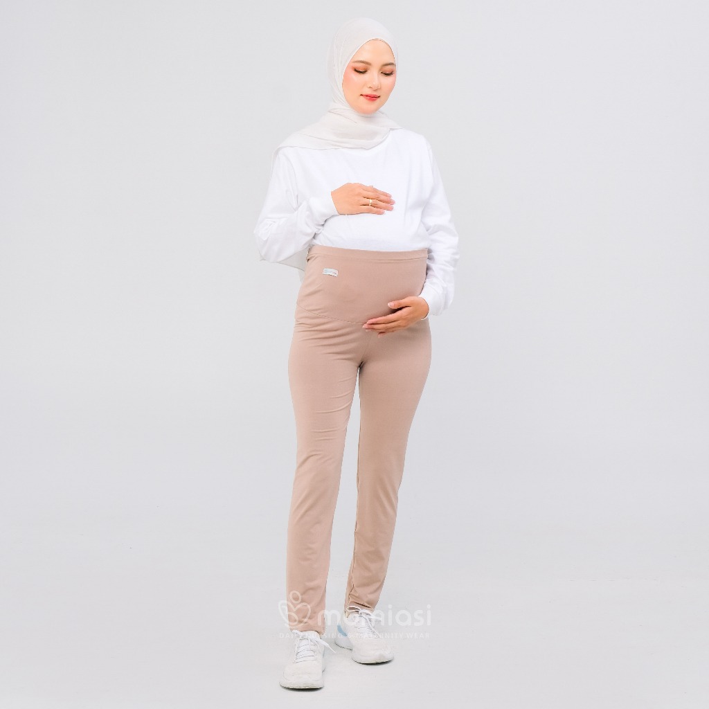 Momiasi - Celana Legging Ibu Hamil Leging Wanita Bumil Maternity Legging Jumbo Premium