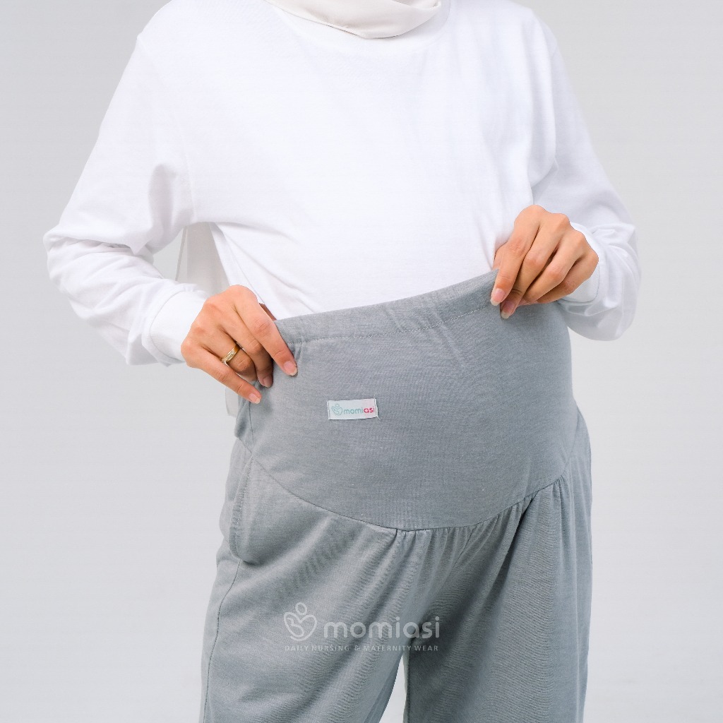 Momiasi - Celana Ibu Hamil Fashion Wanita Bumil Kekinian Jumbo Maternity Pants Premium