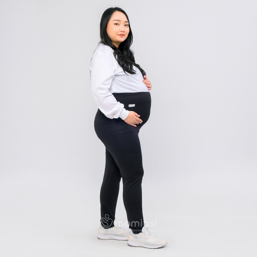 Momiasi - Celana Legging Ibu Hamil Leging Wanita Bumil Maternity Legging Jumbo Premium