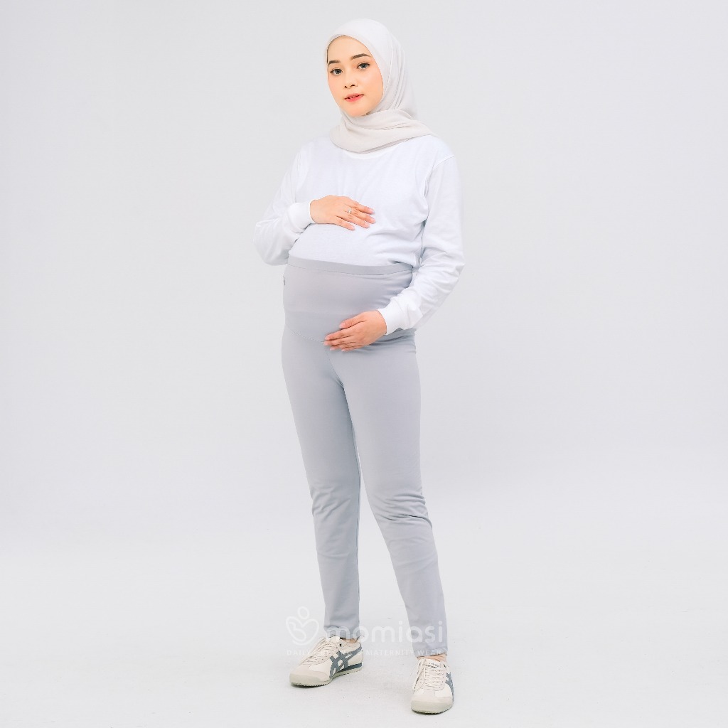 Momiasi - Celana Legging Ibu Hamil Leging Wanita Bumil Maternity Legging Jumbo Premium