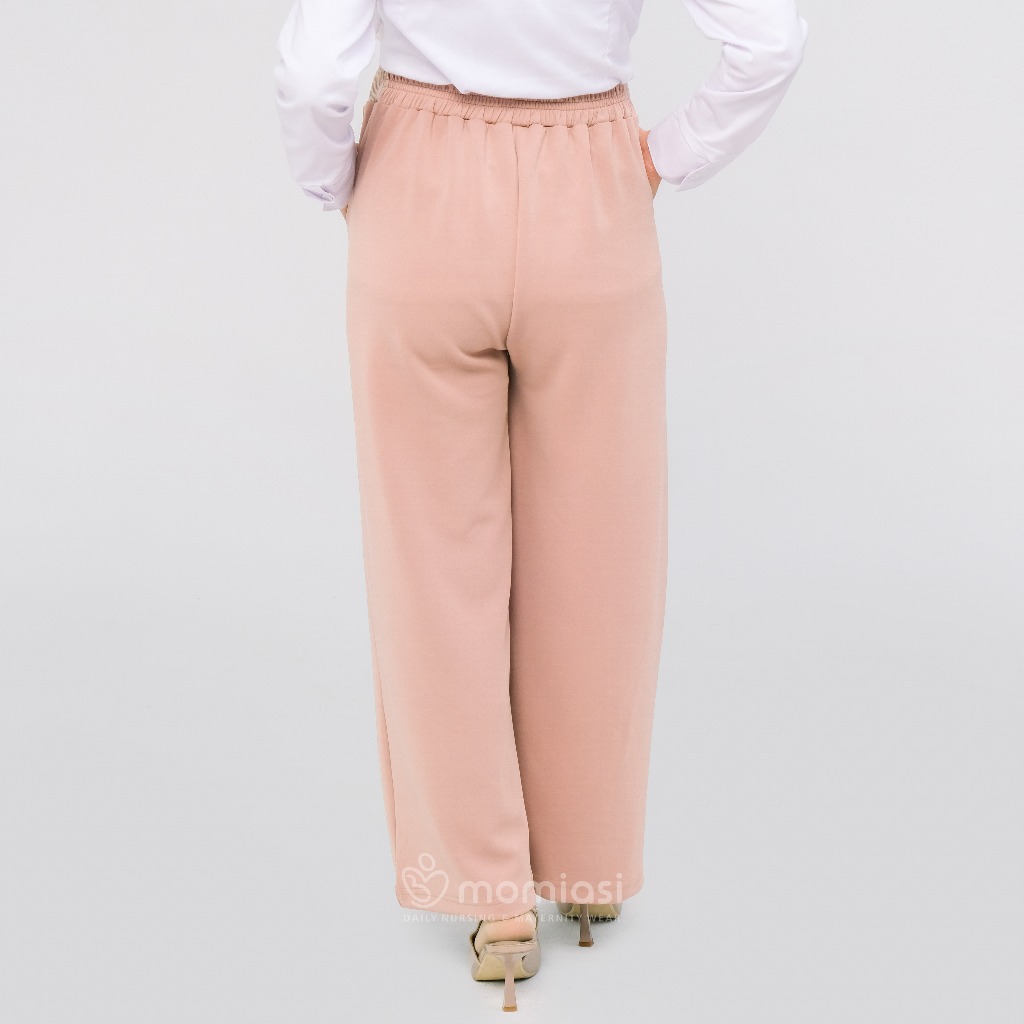 Momiasi - Celana Ibu Hamil Scuba Kulot Panjang Jumbo Wanita Bumil Maternity Pants Kulot Premium
