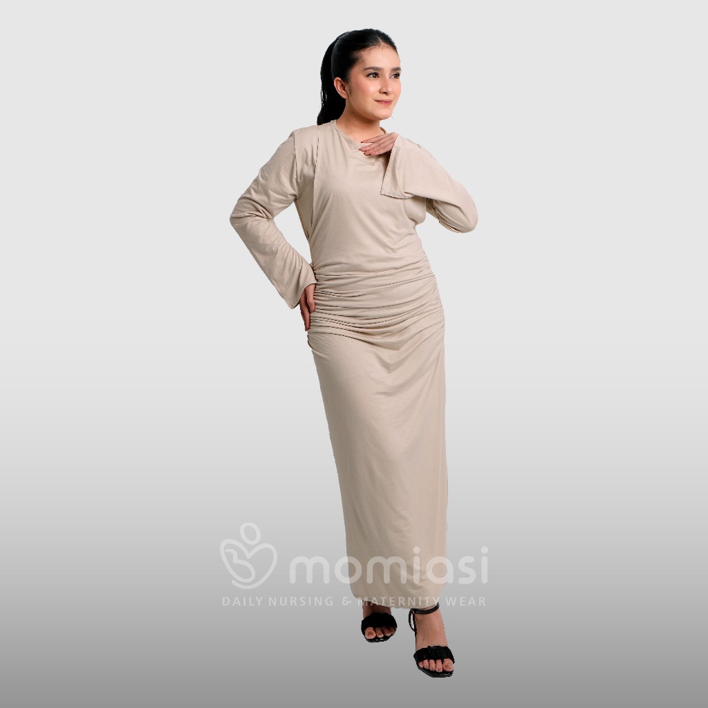 Momiasi - Irene - Emily Inner Dress Rayon Premium - Stylish Dress Kekinian - Bumil & Busui Friendly