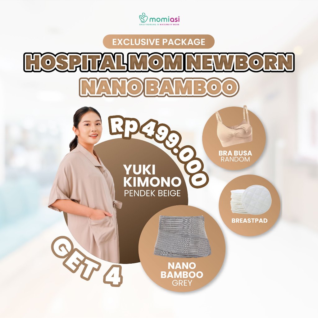 Momiasi - Moms Newborn Package Hospital Bag Korset Nano Bamboo  - Perlengkapan Melahirkan