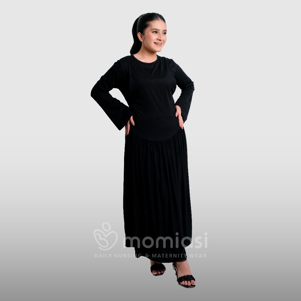 Momiasi - Grace - Camelia Inner Dress Rayon Premium - Stylish Dress Kekinian - Bumil & Busui Friendly