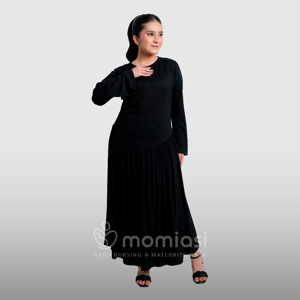 Momiasi - Grace - Camelia Inner Dress Rayon Premium - Stylish Dress Kekinian - Bumil & Busui Friendly
